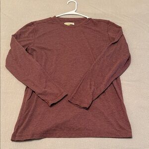 Magellan Outdoors Burgundy Long Sleeve Top